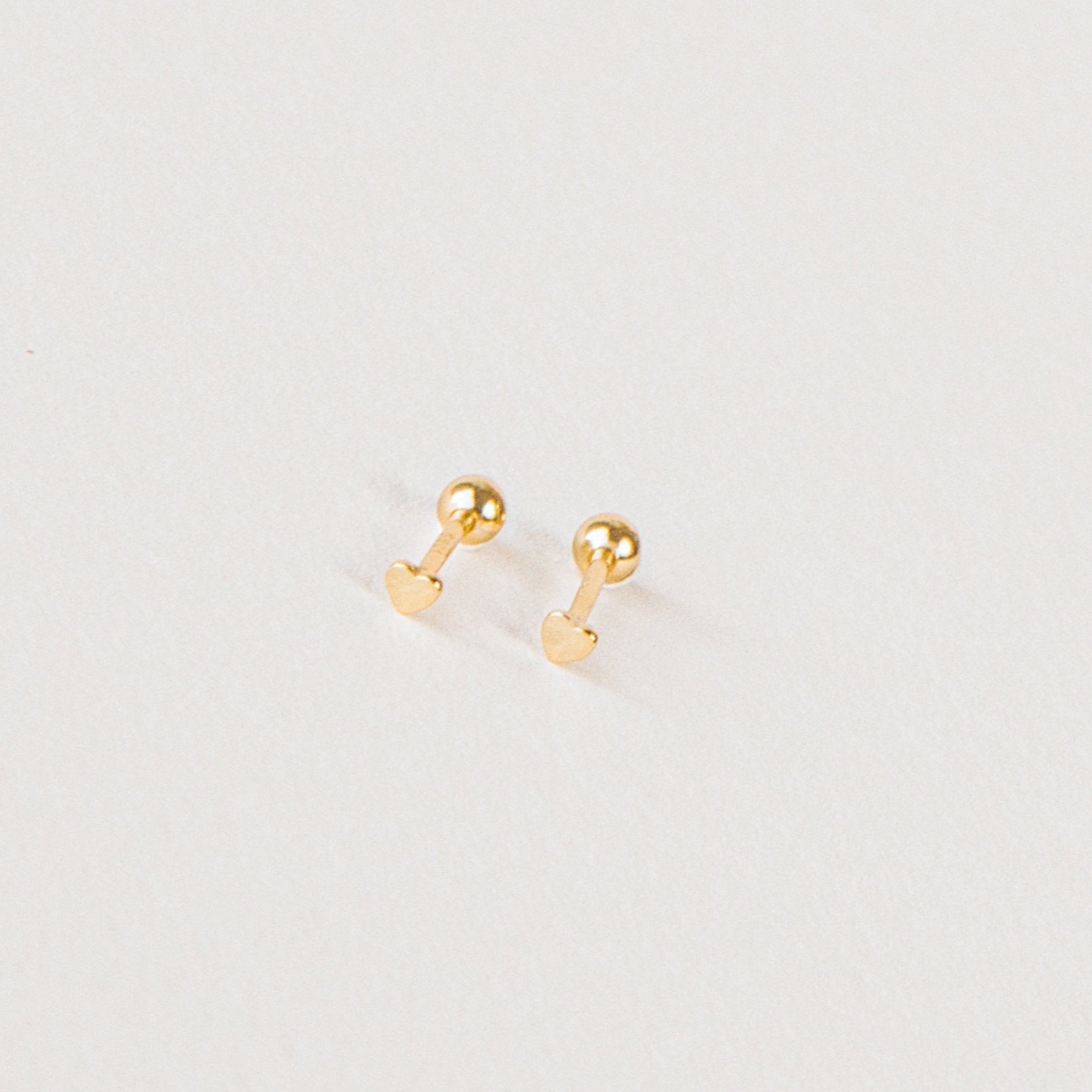 Tiny Heart Studs